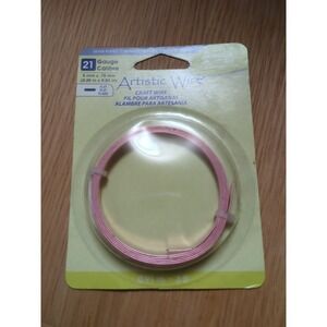 Rose Gold Color Wire 21 Gauge Flat 5mm x .75mm 3 ft Length for Jewelry‎ Craft